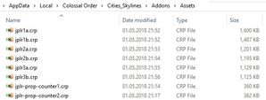 CRP files in the local assets folder