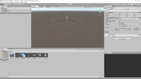 Game objects in Unity Editor